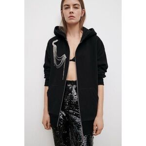Zara / Oversized Zip Jacket
